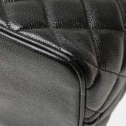 مملوكة مسبقًا Chanel Black Caviar Medallion Tote 