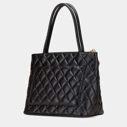 مملوكة مسبقًا Chanel Black Caviar Medallion Tote 