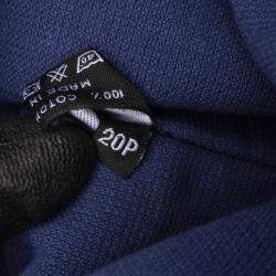 Pre Owned حقيبة شاطئ شانيل قطن تيري أزرق سي سي