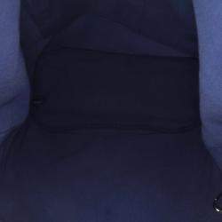 Pre Owned حقيبة شاطئ شانيل قطن تيري أزرق سي سي