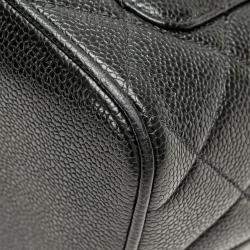 Pre Owned Chanel Black Caviar Medallion Tote