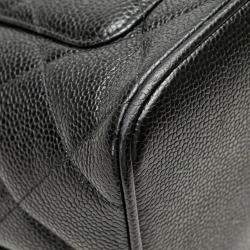 Pre Owned Chanel Black Caviar Medallion Tote