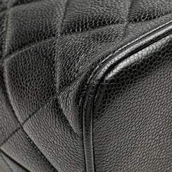 Pre Owned Chanel Black Caviar Medallion Tote