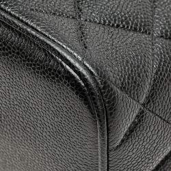 Pre Owned Chanel Black Caviar Medallion Tote