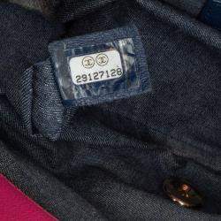 Pre Owned Chanel Pink Small Lambskin Elegant Chain Single Flap