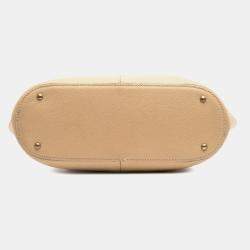 مملوكة مسبقًا حقيبة توت شانيل بمقبض علوي بنفسجي من جلد العجل بنقشة السلحفاة