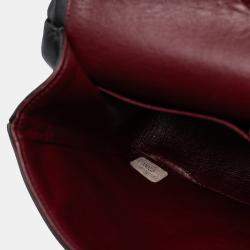 مملوكة مسبقًا حقيبة شانيل كلاسيك مزدوجة باللون الأسود من جلد الغنم بحجم متوسط