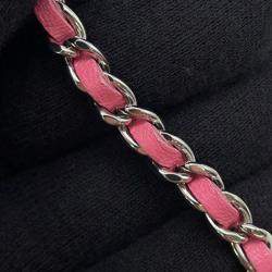 مملوكة مسبقًا Chanel Pink CC Quilted Lambskin Flap Card Holder on Chain