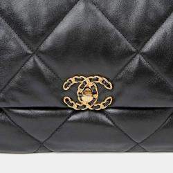 مملوكة مسبقًا Chanel Large Black Caviar Leather Tote Bag