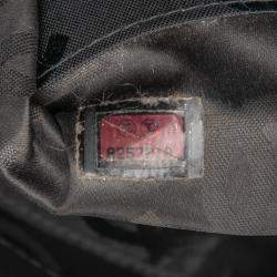 Pre Owned حقيبة توت شانيال غرز برية جلد عجل مبطن شعار CC أسود صغير