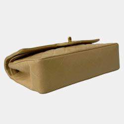 مملوكة مسبقًا Chanel Brown Medium Classic Lambskin Double Flap