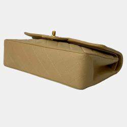 مملوكة مسبقًا Chanel Brown Medium Classic Lambskin Double Flap