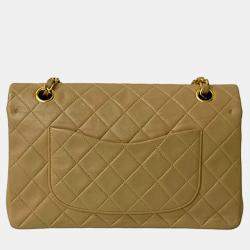 مملوكة مسبقًا Chanel Brown Medium Classic Lambskin Double Flap
