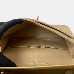 مملوكة مسبقًا Chanel Brown Medium Classic Lambskin Double Flap