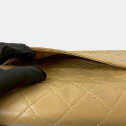 مملوكة مسبقًا Chanel Brown Medium Classic Lambskin Double Flap