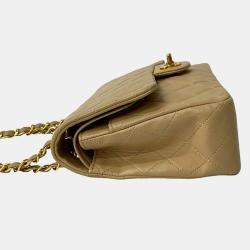 مملوكة مسبقًا Chanel Brown Medium Classic Lambskin Double Flap