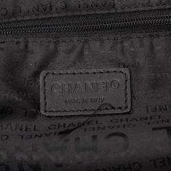 مملوكة مسبقًا Chanel Black/Beige Nylon CC Sport Line Belt Bag
