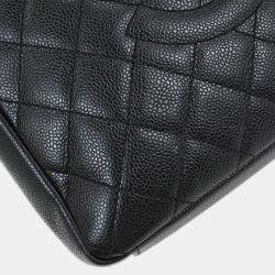 مملوكة مسبقًا Chanel Black Calfskin Tote Chain Handbag