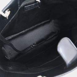 مملوكة مسبقًا Chanel Black Calfskin Tote Chain Handbag
