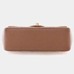 مملوكة مسبقًا Chanel Mini Lambskin Rectangular Top Handle Classic Flap Bag