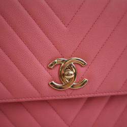 مملوكة مسبقًا Chanel Medium Caviar Coco Handle Bag