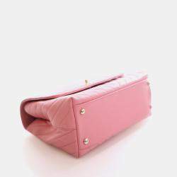 مملوكة مسبقًا Chanel Medium Caviar Coco Handle Bag