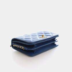 Pre Owned Chanel Mini Aged Calfskin CC Full Flap Bag