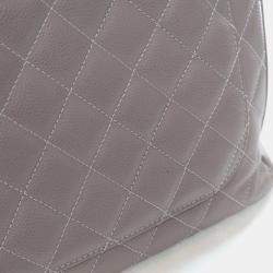 Pre Owned Chanel Grey Caviar Grand Shopping Tote