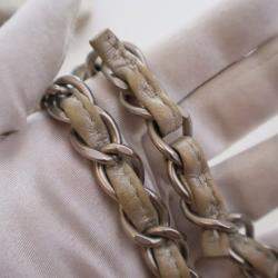 Pre Owned حقيبة شانيل كبيرة رفرف واحد كلاسيكية جلد خروف قديم