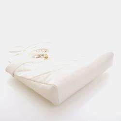 Pre Owned حقيبة تسوق شانيل ميني جلد خروف لامع 31