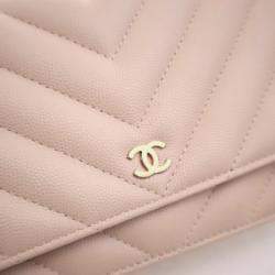 Pre Owned Chanel Caviar Paris-Athens Wallet On Chain (WOC)