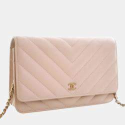 Pre Owned Chanel Caviar Paris-Athens Wallet On Chain (WOC)