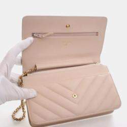 Pre Owned Chanel Caviar Paris-Athens Wallet On Chain (WOC)
