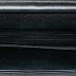 Pre Owned Chanel Black Quilted Caviar Boy Wallet on Chain