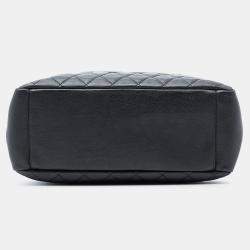 مملوكة مسبقًا حقيبة شانيل كافيار سوداء جراند شوبينغ توت