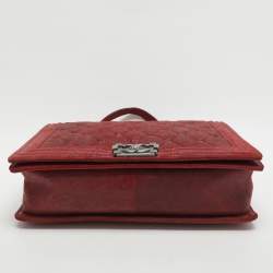 Pre Owned حقيبة شانيل بوي جلد نوبوك مبطن شيستيرفيلد بيج ذات قلاب كبيرة