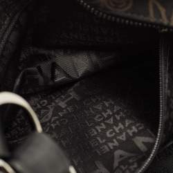 Pre Owned حقيبة شانيل كاميليا من جلد الشوكولاتة البني السويدي عملية كتف