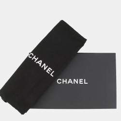 Pre Owned حقيبة شانيل ميني ماتلاسيه جلد الخروف الأسود بحجم ٢٠