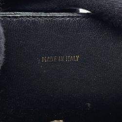 Pre Owned حقيبة شانيل ماتلسي مقبض علوي جلد كافيار أسود