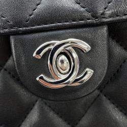 مملوكة مسبقًا Chanel Cambon Line Shoulder Bag Black Lambskin