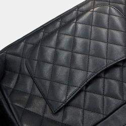 مملوكة مسبقًا Chanel Cambon Line Shoulder Bag Black Lambskin