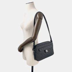 مملوكة مسبقًا Chanel Cambon Line Shoulder Bag Black Lambskin