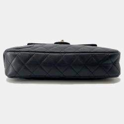 مملوكة مسبقًا Chanel Cambon Line Shoulder Bag Black Lambskin