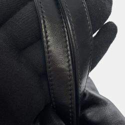 Pre Owned Chanel Chanel22 Backpack Black Shiny Calf Leather Size Small