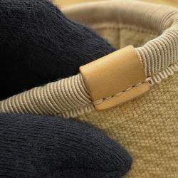 مملوكة مسبقًا حقيبة شانيل دوفيل توت قماش بيج مقاس ميديوم