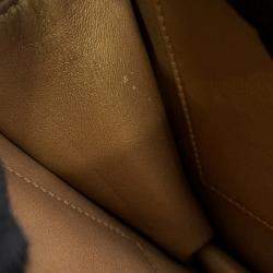 Pre Owned حقيبة كتف سلسلة لؤلؤ شانيل جلد الخروف أسود