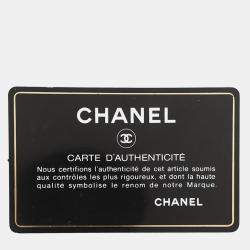 Pre Owned حقيبة كتف سلسلة لؤلؤ شانيل جلد الخروف أسود