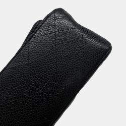 Pre Owned حقيبة كتف شانيل ماتيلاسي سلسلة مزدوجة جلد كافيار أسود مقاس 23