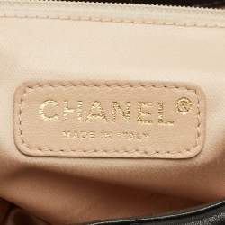 Pre Owned Chanel Bubble Black Quilted Leather Flap Shoulder Bag