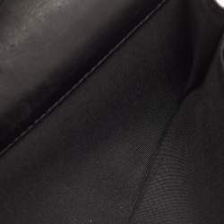 Pre Owned Chanel L Yen Black/Bronze Snakeskin Wallet